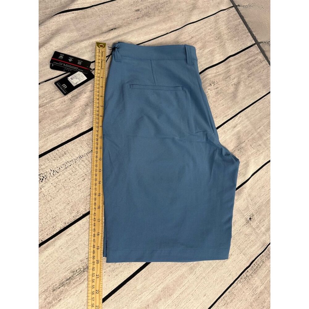 Travis Mathew Men's Golf Shorts Blue Size 34 Casual Dressy spring summer NWT - Picture 5 of 6